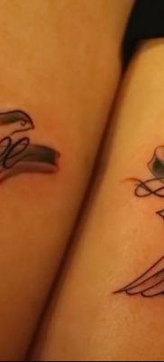 фото тату голубки от 02.02.2018 №035 — tattoo of the dove — tatufoto.com