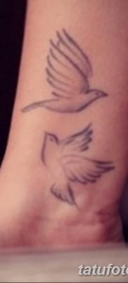 фото тату голубки от 02.02.2018 №037 — tattoo of the dove — tatufoto.com