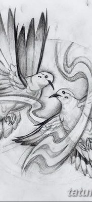 фото тату голубки от 02.02.2018 №038 — tattoo of the dove — tatufoto.com