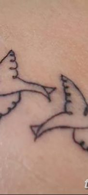 фото тату голубки от 02.02.2018 №040 — tattoo of the dove — tatufoto.com