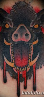 фото тату кабан от 12.02.2018 №004 — tattoo boar — tatufoto.com
