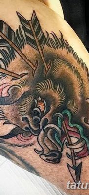 фото тату кабан от 12.02.2018 №017 — tattoo boar — tatufoto.com