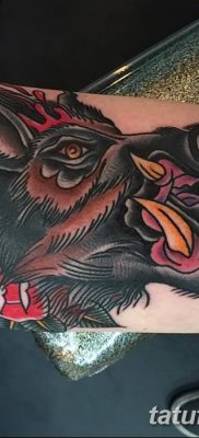 фото тату кабан от 12.02.2018 №030 — tattoo boar — tatufoto.com