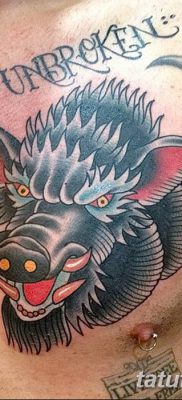 фото тату кабан от 12.02.2018 №064 — tattoo boar — tatufoto.com
