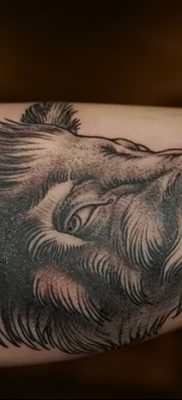 фото тату кабан от 12.02.2018 №070 — tattoo boar — tatufoto.com