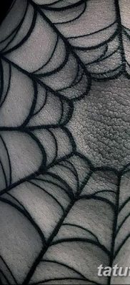 фото тату паутина на локте от 06.02.2018 №012 — tattoo spider web on elbow — tatufoto.com