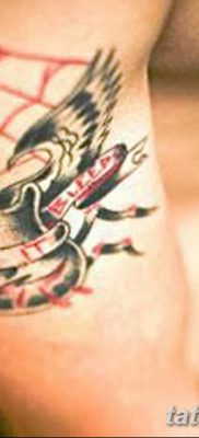 фото тату паутина на локте от 06.02.2018 №018 — tattoo spider web on elbow — tatufoto.com