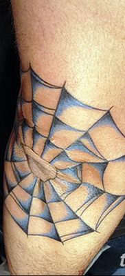 фото тату паутина на локте от 06.02.2018 №020 — tattoo spider web on elbow — tatufoto.com