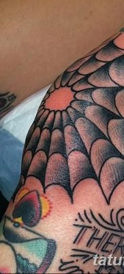 фото тату паутина на локте от 06.02.2018 №024 — tattoo spider web on elbow — tatufoto.com