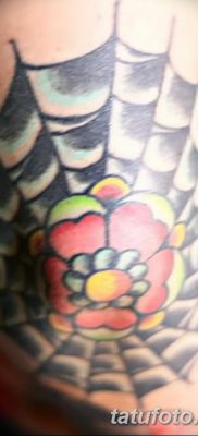 фото тату паутина на локте от 06.02.2018 №029 — tattoo spider web on elbow — tatufoto.com