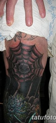 фото тату паутина на локте от 06.02.2018 №037 — tattoo spider web on elbow — tatufoto.com