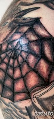 фото тату паутина на локте от 06.02.2018 №041 — tattoo spider web on elbow — tatufoto.com