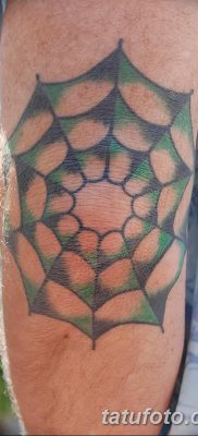 фото тату паутина на локте от 06.02.2018 №042 — tattoo spider web on elbow — tatufoto.com
