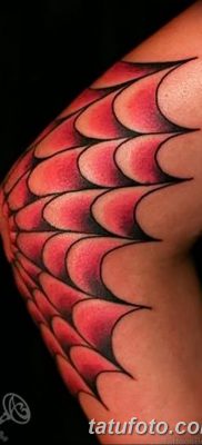 фото тату паутина на локте от 06.02.2018 №052 — tattoo spider web on elbow — tatufoto.com