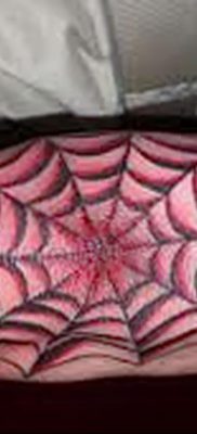 фото тату паутина на локте от 06.02.2018 №056 — tattoo spider web on elbow — tatufoto.com
