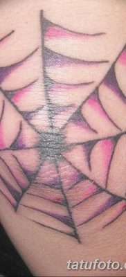 фото тату паутина на локте от 06.02.2018 №086 — tattoo spider web on elbow — tatufoto.com