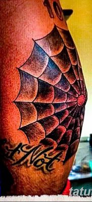 фото тату паутина на локте от 06.02.2018 №087 — tattoo spider web on elbow — tatufoto.com