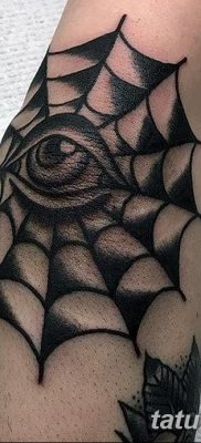фото тату паутина на локте от 06.02.2018 №098 — tattoo spider web on elbow — tatufoto.com