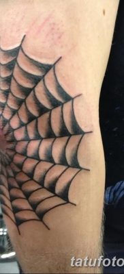 фото тату паутина на локте от 06.02.2018 №120 — tattoo spider web on elbow — tatufoto.com