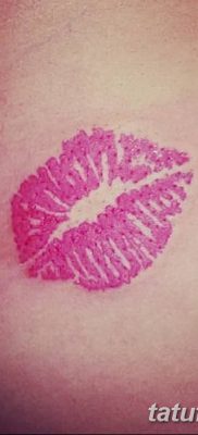 фото тату поцелуй от 21.02.2018 №012 — tattoo kiss — tatufoto.com