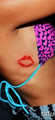 фото тату поцелуй от 21.02.2018 №014 — tattoo kiss — tatufoto.com