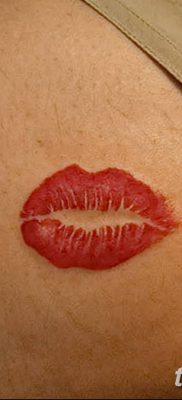фото тату поцелуй от 21.02.2018 №017 — tattoo kiss — tatufoto.com