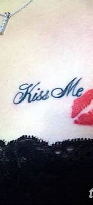 фото тату поцелуй от 21.02.2018 №019 — tattoo kiss — tatufoto.com
