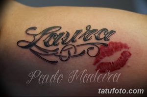 фото тату поцелуй от 21.02.2018 №020 - tattoo kiss - tatufoto.com