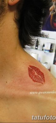 фото тату поцелуй от 21.02.2018 №021 — tattoo kiss — tatufoto.com