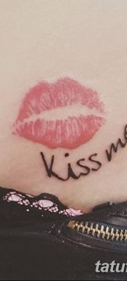 фото тату поцелуй от 21.02.2018 №032 — tattoo kiss — tatufoto.com