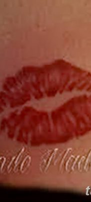 фото тату поцелуй от 21.02.2018 №041 — tattoo kiss — tatufoto.com