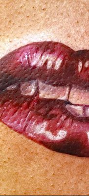 фото тату поцелуй от 21.02.2018 №056 — tattoo kiss — tatufoto.com