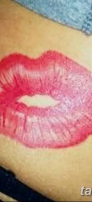 фото тату поцелуй от 21.02.2018 №088 — tattoo kiss — tatufoto.com
