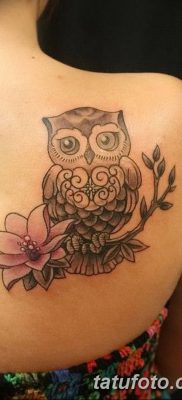 фото тату сова для девушек от 19.02.2018 №003 — owl tattoo for girls — tatufoto.com