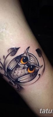 фото тату сова для девушек от 19.02.2018 №006 — owl tattoo for girls — tatufoto.com