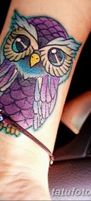 фото тату сова для девушек от 19.02.2018 №007 — owl tattoo for girls — tatufoto.com