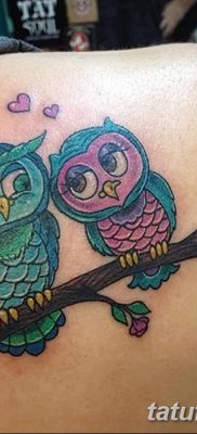 фото тату сова для девушек от 19.02.2018 №009 — owl tattoo for girls — tatufoto.com