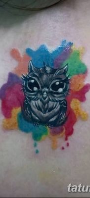 фото тату сова для девушек от 19.02.2018 №018 — owl tattoo for girls — tatufoto.com