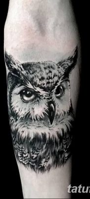 фото тату сова для девушек от 19.02.2018 №030 — owl tattoo for girls — tatufoto.com