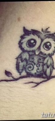 фото тату сова для девушек от 19.02.2018 №032 — owl tattoo for girls — tatufoto.com