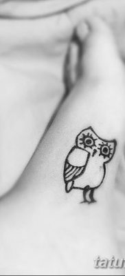 фото тату сова для девушек от 19.02.2018 №045 — owl tattoo for girls — tatufoto.com
