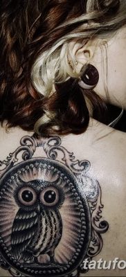 фото тату сова для девушек от 19.02.2018 №046 — owl tattoo for girls — tatufoto.com