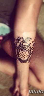фото тату сова для девушек от 19.02.2018 №048 — owl tattoo for girls — tatufoto.com