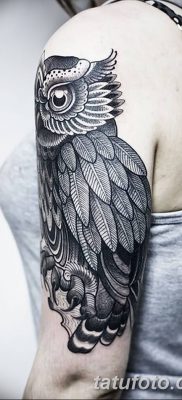 фото тату сова для девушек от 19.02.2018 №050 — owl tattoo for girls — tatufoto.com