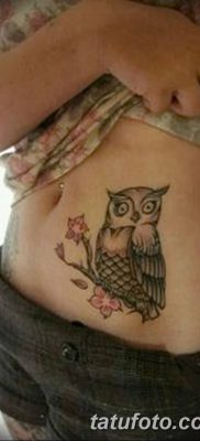 фото тату сова для девушек от 19.02.2018 №056 — owl tattoo for girls — tatufoto.com