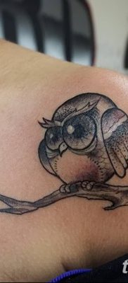 фото тату сова для девушек от 19.02.2018 №061 — owl tattoo for girls — tatufoto.com