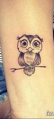 фото тату сова для девушек от 19.02.2018 №071 — owl tattoo for girls — tatufoto.com