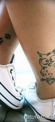 фото тату сова для девушек от 19.02.2018 №073 — owl tattoo for girls — tatufoto.com