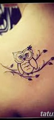 фото тату сова для девушек от 19.02.2018 №082 — owl tattoo for girls — tatufoto.com