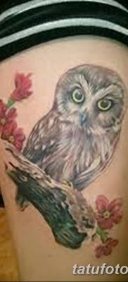 фото тату сова для девушек от 19.02.2018 №088 — owl tattoo for girls — tatufoto.com